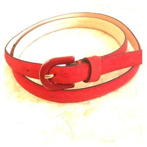 Red Statement Belt